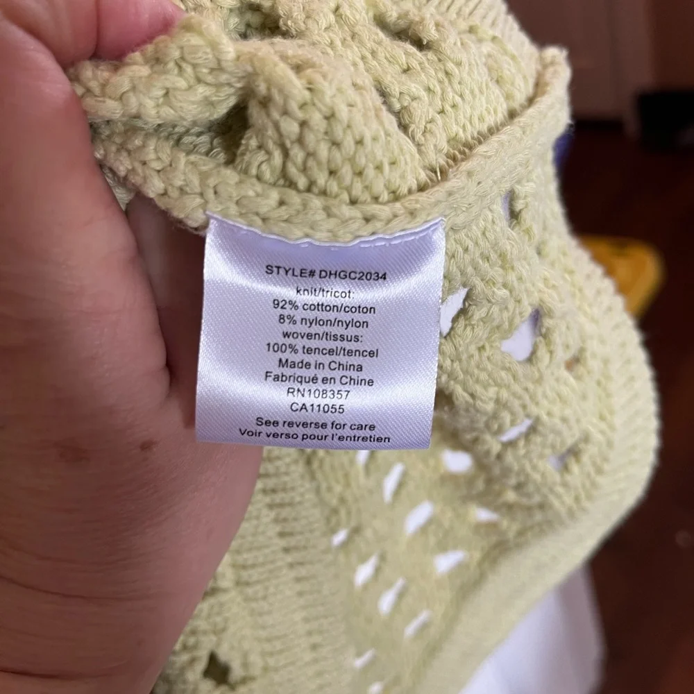 Women’s Light Green Knit Dress - Picture 6 of 7